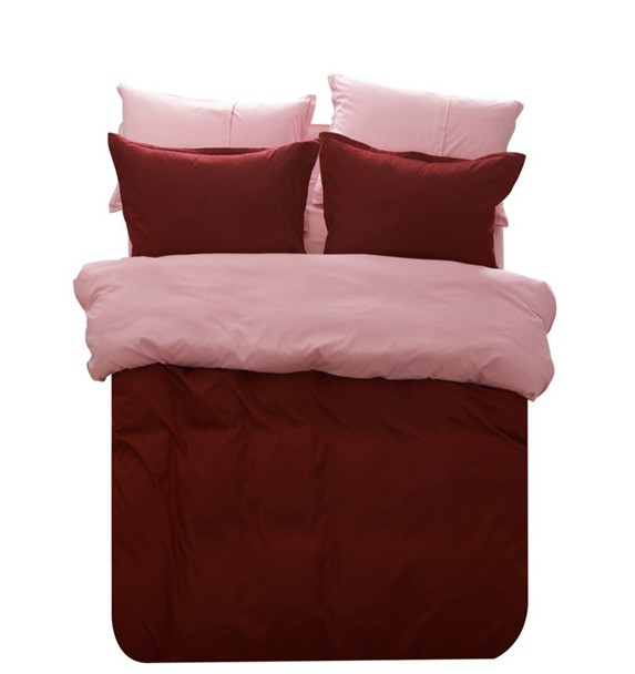 Contrast color pure cotton bedding
